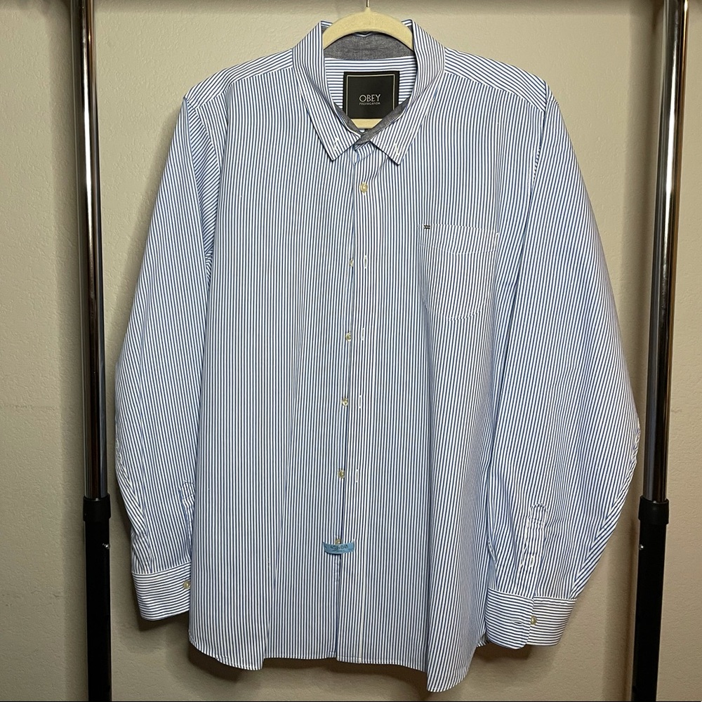 Obey Button Down Shirt